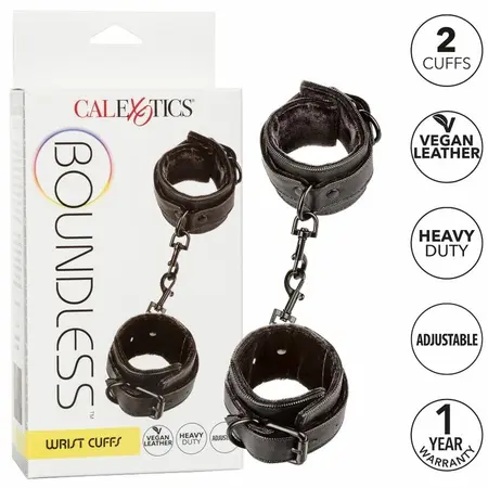 CalExotics Boundless Lisice za ruke Podesive od veganske kože 30.5cm