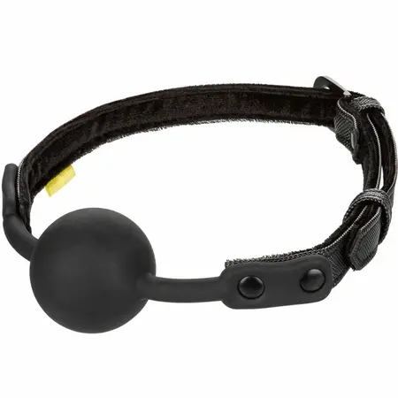 CalExotics Boundless Adjustable Silicone Ball Gag Vegan Leather Strap 3.75cm