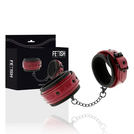 Fetish Submissive Dark Room Lisice za noge i ruke od veganske kože Crne
