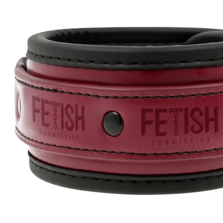 Fetish Submissive Dark Room Lisice od veganske kože sa neoprenskom postavom