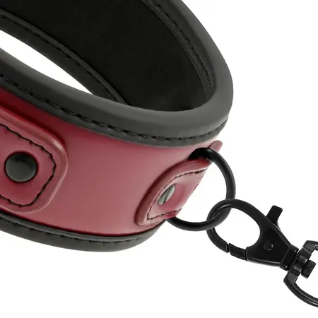 Fetish Submissive Dark Room Set ogrlice i lisica sa lancem od neoprena