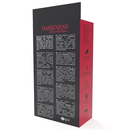 Darkness Crne kožne podesive lisice za skočne i ručne zglobove