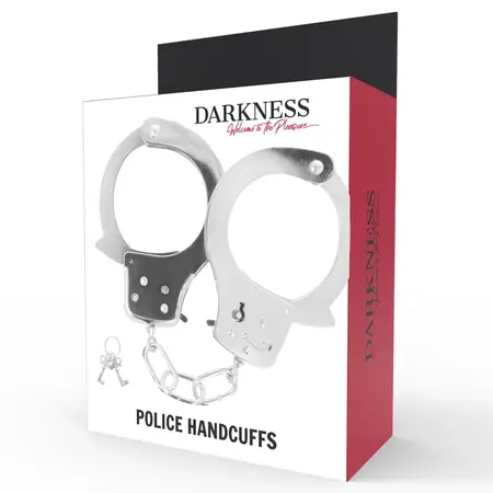 Darkness Metalne lisice za vezivanje sa ključevima - Siguran čelični sistem zaključavanja