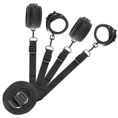 Fetish Submissive Deluxe set za vezivanje sa neoprenskom postavom, Podesiv