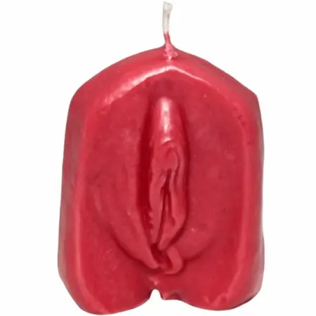 Diablo Picante Decorative Red Candle - Anatomic Party Design, Large Size