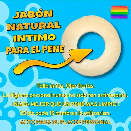 Diablo Picante Donut-Shaped Perfumed Soap for Men 100g Orange