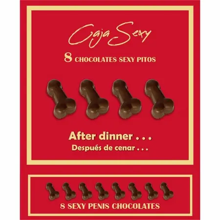 Diablo Picante Box of 8 Themed Chocolates - Elegant Gift Selection