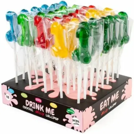 Secret Play Display Assortment Alcohol-Inspired Lollipops 40 pcs