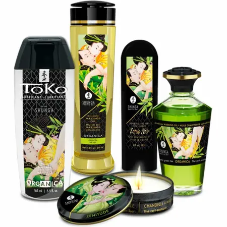 SHUNGA Edo Garden Organska Kolekcija Poklon Set - Putna Veličina, 5 Komada
