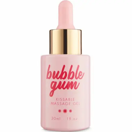 Bijoux Indiscrets Bubblegum Play Kit - Mirisno Ulje za Masažu i Set Sjaja za Usne