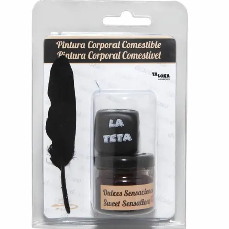 Taloka Čokoladni Body Paint Set sa Četkicom i Kockicom za Aktivnosti 1oz