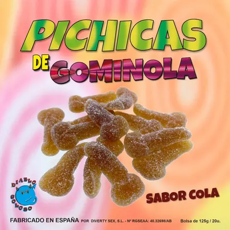 Diablo Goloso Cola Gummy Slices - Fun Cola-Flavoured Jelly Candy Box