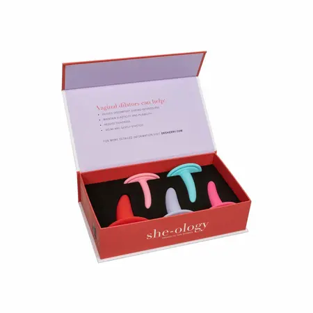 CalExotics She-Ology 5-dodelni Silikonski Set Dilatora, Ergonomski Dizajn