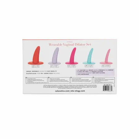 CalExotics She-Ology 5-dodelni Silikonski Set Dilatora, Ergonomski Dizajn