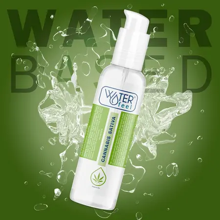Waterfeel Cannabis Aroma Water-Based Lubricant 150ml - Formula sa uljem konoplje