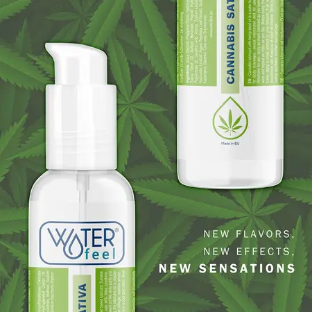 Waterfeel Cannabis Aroma Water-Based Lubricant 150ml - Formula sa uljem konoplje