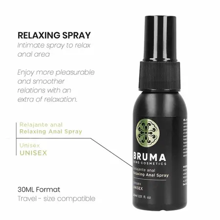 BRUMA Relaxing Unisex Intimate Spray 30ml - Formula za udobnost, putna veličina
