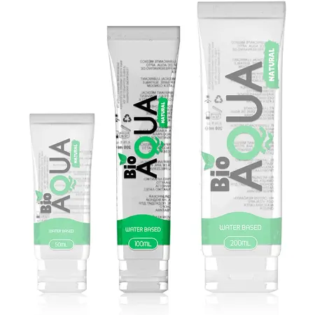 BIOAQUA Water-Based Lubricant 100ml - Natural Ingredients, Neutral & Gentle