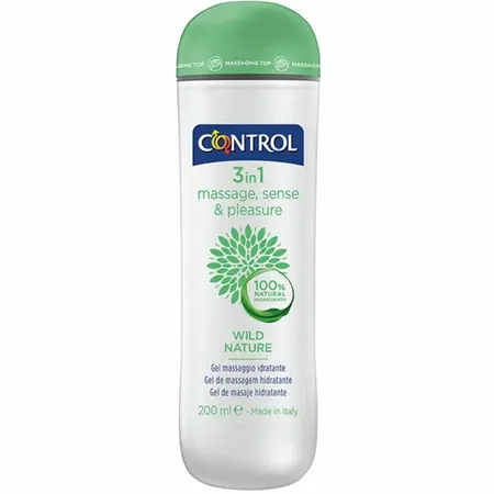 Control Wild Nature 3-in-1 Massage Gel 200ml - Prirodna formula