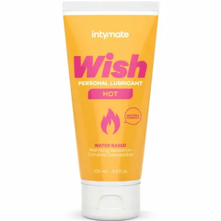 Intymate Wish Hot Water-Based Lubricant Gel 100ml - Biljni ekstrakti, efekat zagrevanja