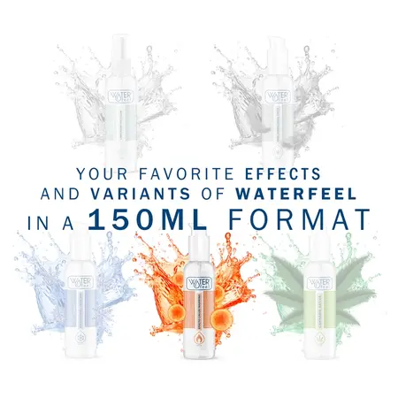 Waterfeel Heat Effect Warming Lubricant 150ml - Water-Based Formula