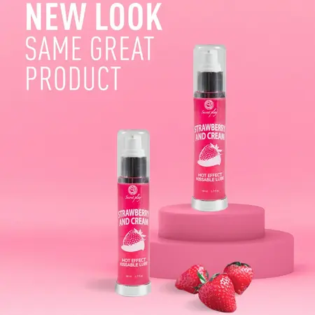 Secret Play 2-in-1 intimni gel sa toplotnim efektom jagoda i pavlaka 50ml