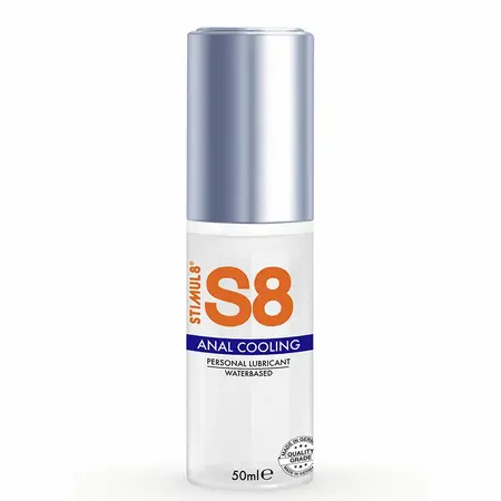 S8 analni lubrikant na vodenoj bazi sa efektom hlađenja 50ml - formula bez parabena