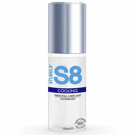 S8 lubrikant na vodenoj bazi sa efektom hlađenja 125ml - osvežavajuća formula bez parabena