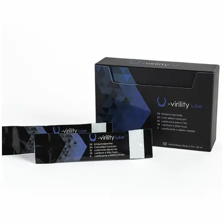500 Cosmetics U-Virility Lube gel za hlađenje na vodenoj bazi 10 x 5ml kesice