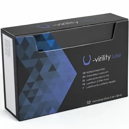 500 Cosmetics U-Virility Lube gel za hlađenje na vodenoj bazi 10 x 5ml kesice