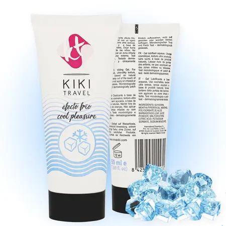Kiki Travel lubrikant za hlađenje 50ml - na vodenoj bazi, vegan, aloe vera