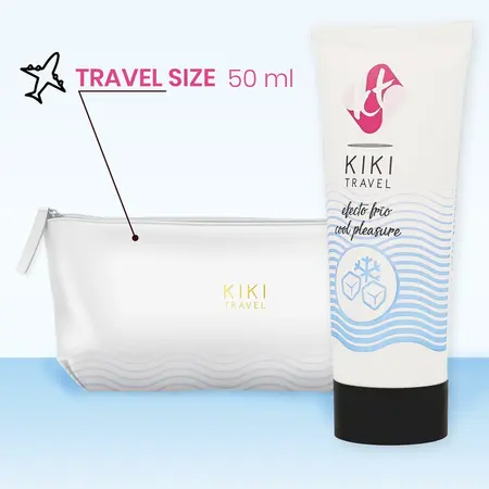 Kiki Travel lubrikant za hlađenje 50ml - na vodenoj bazi, vegan, aloe vera