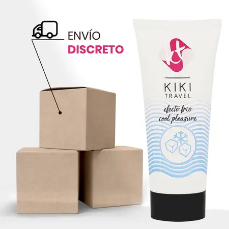 Kiki Travel lubrikant za hlađenje 50ml - na vodenoj bazi, vegan, aloe vera