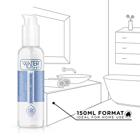 Waterfeel intimni gel sa efektom hlađenja 150 ml - transparentna formula bez mirisa