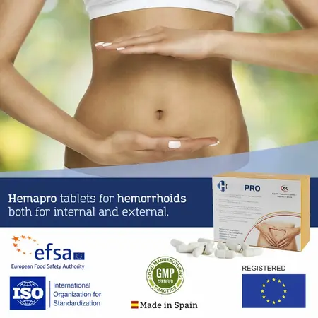500 Cosmetics Hemapro Pills - Herbal Support Formula, 60 Tablets