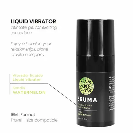 BRUMA Ultra Sliding intimni gel lubenica 15ml - dozator bez kapanja