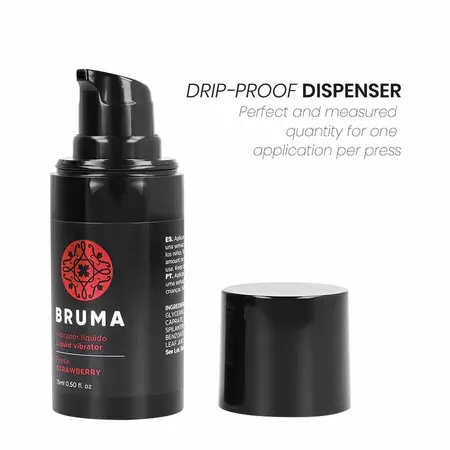 BRUMA Ultra Sliding intimni gel jagoda 15ml - putna veličina, dozator