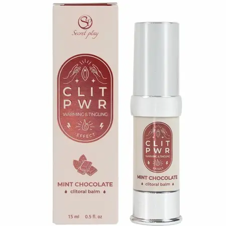 Secret Play Clit Pwr intimni balzam menta čokolada 15ml Airless sistem