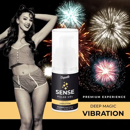 Coquette Chic Desire Pulse Gel Jagoda Magic Vibration 15ml Veganski