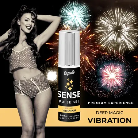 Coquette Chic Desire Pulse Gel Strawberry Vibration Premium 6ml