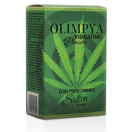Olimpya Vibrating Pleasure Extra Sativa Cannabis Unisex Stimulating Oil 6ml