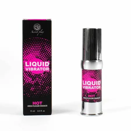 Secret Play Tečni Vibrator Intimni Gel Jagoda 15ml Veganski Airless