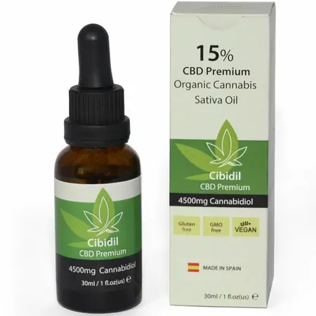 500 Cosmetics Cibidil Relaxing CBD Oil 15% 30ml - Hemp Extract Formula