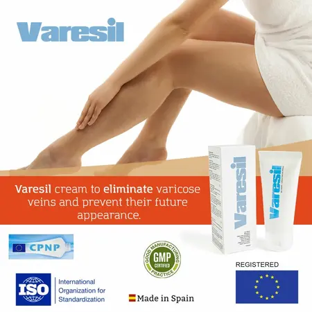500 Cosmetics Varesil Krema - Podrška za Proširene Vene i Spider Vene, Tubica 75ml