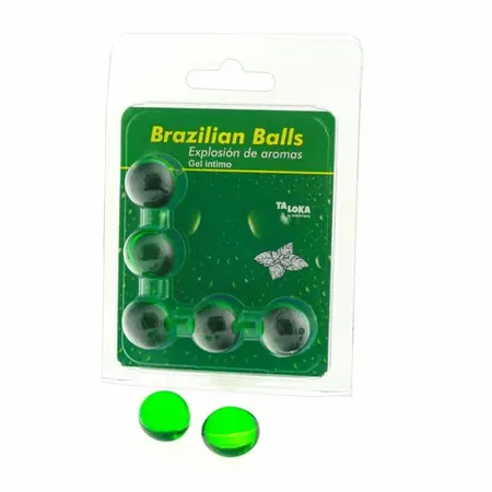 Taloka Brazilian Balls Mint Scented Intimate Gel Capsules 5pcs