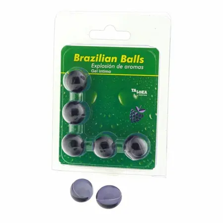 Taloka 5 Brazilskih Aroma Kuglica Miris Bobičastog Voća Intimni Gel Kapsule