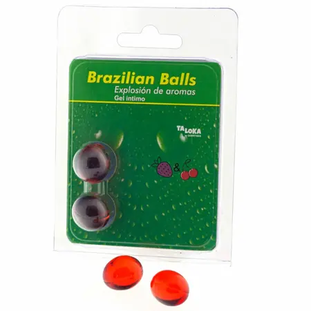 Taloka 2 Brazilian Balls Kapsule sa intimnim gelom miris jagoda i visnja
