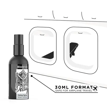 BLACK HOLE Study Forte Delay Sprej 30ml - Dugotrajna formula na bazi vode