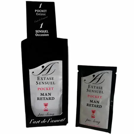 Extase Sensual Pocket Delay Gel 10ml - Compact Long-Lasting Formula