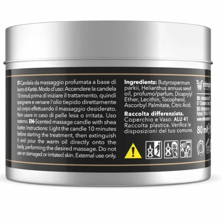 Intimateline Luxuria masažna sveća aroma čokolade sa shea puterom 80g
